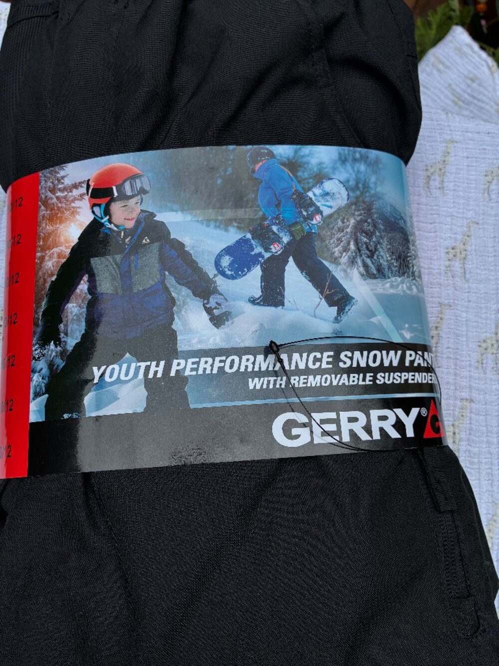 New Gerry Youth Performance Black Snowpants 10-12 - Picture 3 of 7